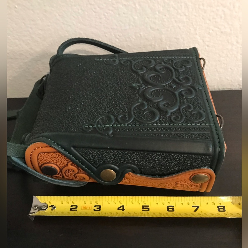 NEW! Embossed Leather Mini Backpack Brand New. - Picture 8 of 10